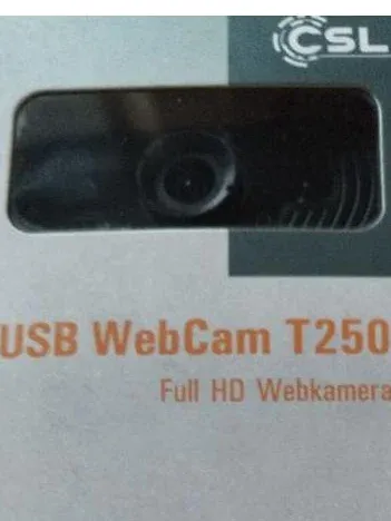 CSL T250 USB Webcam Full HD Webkamera PC Laptop Video Konferenz