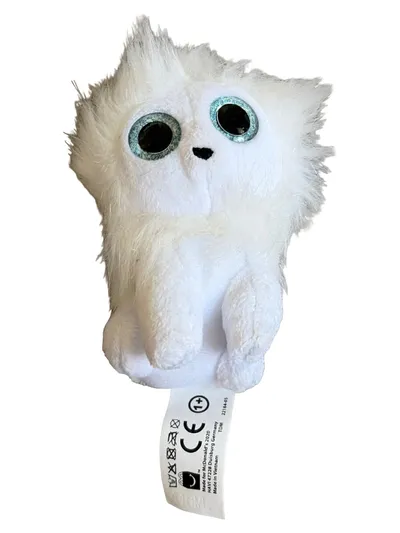 TY Beanie Boos Katze Baby Kuscheltier Plüschtier Weiß Uni 9cm