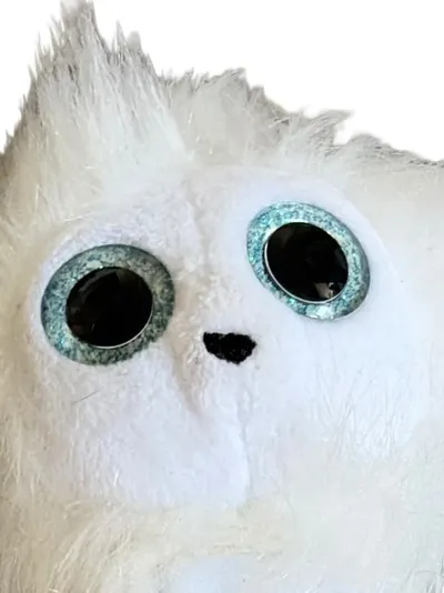 TY Beanie Boos Katze Baby Kuscheltier Plüschtier Weiß Uni 9cm