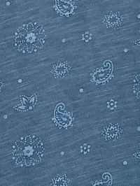 Aéropostale Damen T-Shirt Blau Paisley Gr. 34/XS Casual 6