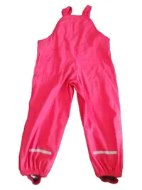 BODYGUARD Regenhose Latzhose Kinder Mädchen Gr. 104 Pink Wasserdicht 2