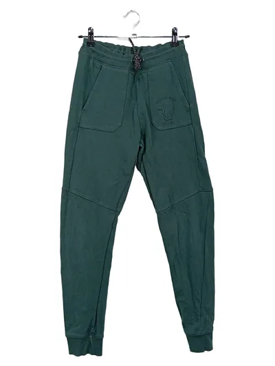 mng Basic Jogginghose Kinder Grün Gr. 152 Sportlich Baumwolle Freizeit