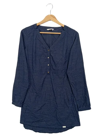 Frilufts Damen Freizeitkleid Gr. 36/S Blau Outdoor