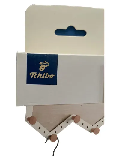 Tchibo Garderobenleiste Metall Mehrfarbig 60cm Uni Knopf Praktisch