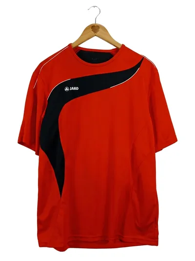 JAKO Sport Shirt Herren Gr. 50/L Rot Sportlich Trikot