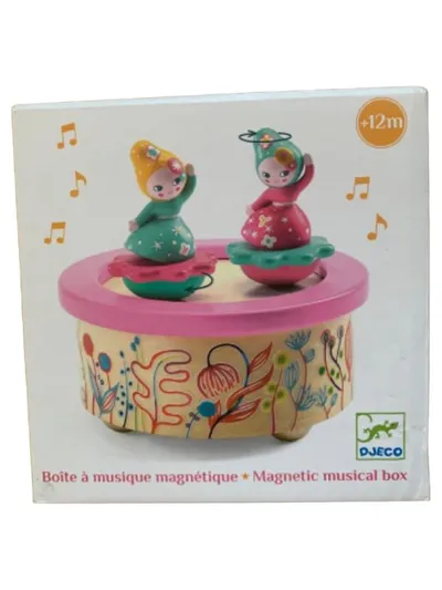 Djeco Baby Spieluhr Holz Mehrfarbig Kind Magnetisch