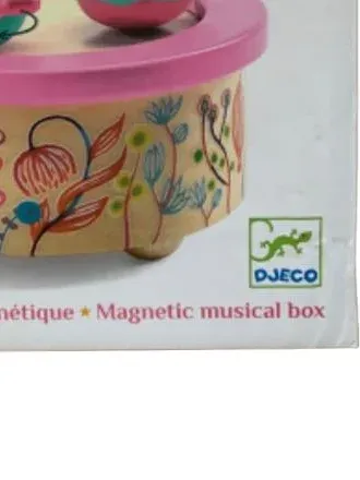 Djeco Baby Spieluhr Holz Mehrfarbig Kind Magnetisch