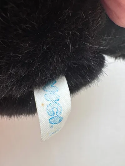 NICI Kuscheltier Vogel Stofftier Schwarz Charmant 12cm Plüschtier