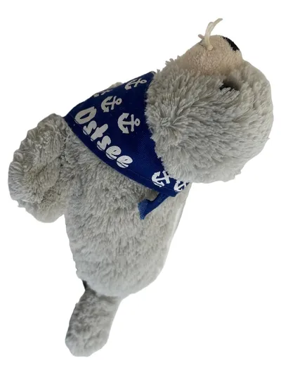 Dressler&Zimmerhackl Seehund Kuscheltier Ostsee Halstuch Grau 12cm