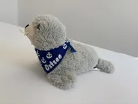 Dressler&Zimmerhackl Seehund Kuscheltier Ostsee Halstuch Grau 12cm 5