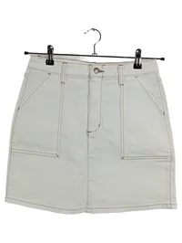 Dickies Damen Minirock Gr. 28 Weiß Casual Baumwolle 1