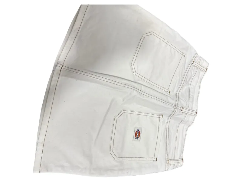 Dickies Damen Minirock Gr. 28 Weiß Casual Baumwolle 3