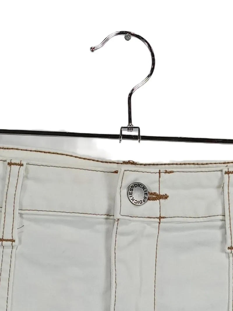 Dickies Damen Minirock Gr. 28 Weiß Casual Baumwolle 5