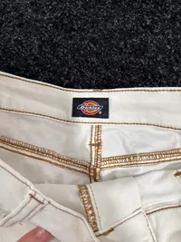 Dickies Damen Minirock Gr. 28 Weiß Casual Baumwolle 8