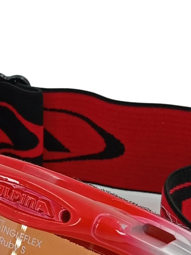 ALPINA Ruby S Skibrille Kinder Singleflex Rot Weiß Snowboardbrille 2
