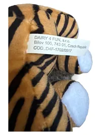 Dairy 4 Fun Kuscheltier Tiger Plüschtier Braun Gestreift 13 cm 2