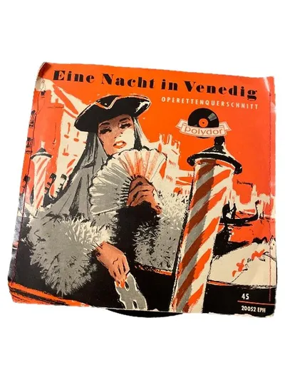 Eine Nacht in Venedig Operettenquerschnitt Polydor 45 RPM Vinyl Single 20052 EPH