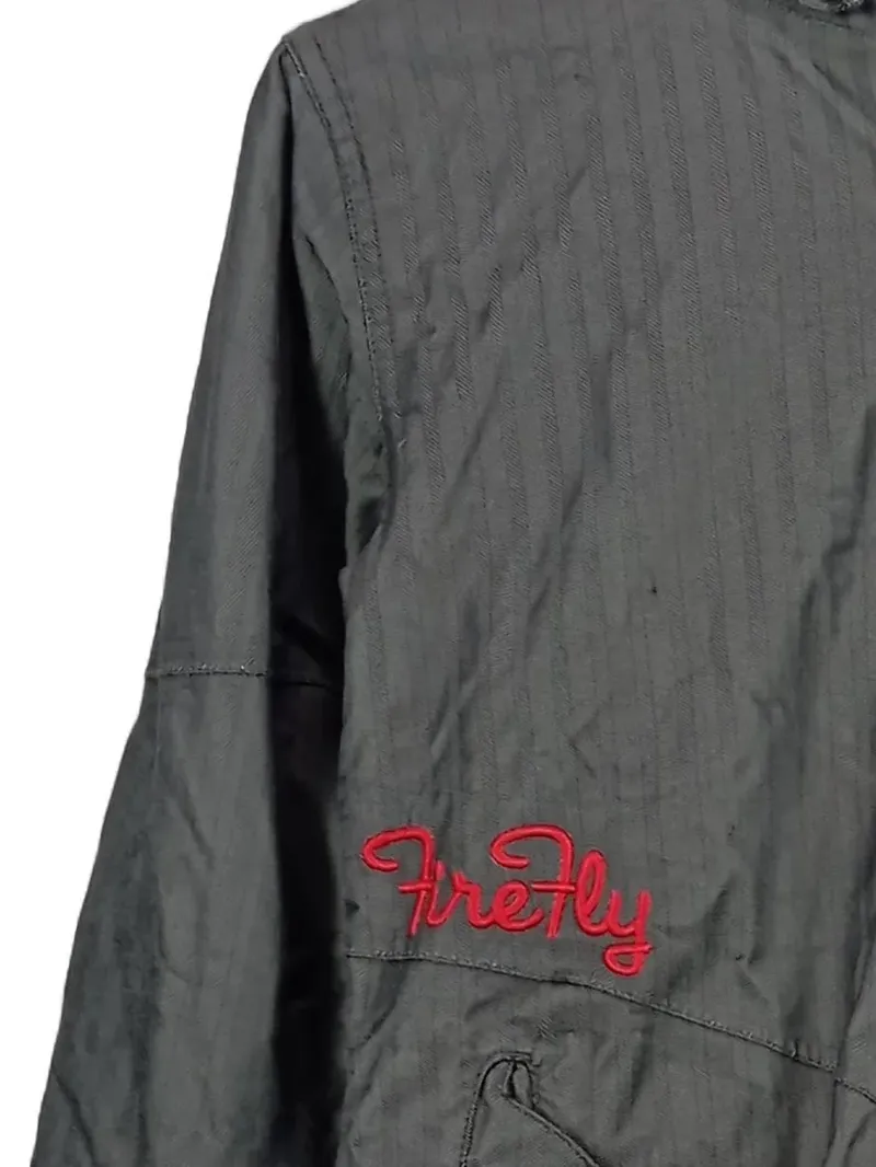 Firefly Damen Leichte Jacke Gr. 38 Grau Sportlich mit Kapuze Logo 3