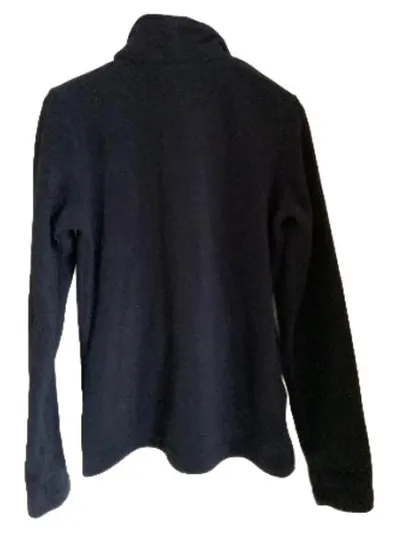 Bench Fleecejacke Kinder Gr. 164 Blau Stehkragen Logo Reißverschluss