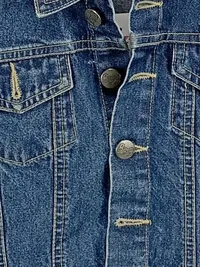 BOB der Bär Jeansjacke Kinder Gr. 92 Blau Casual Denim Jacke 3