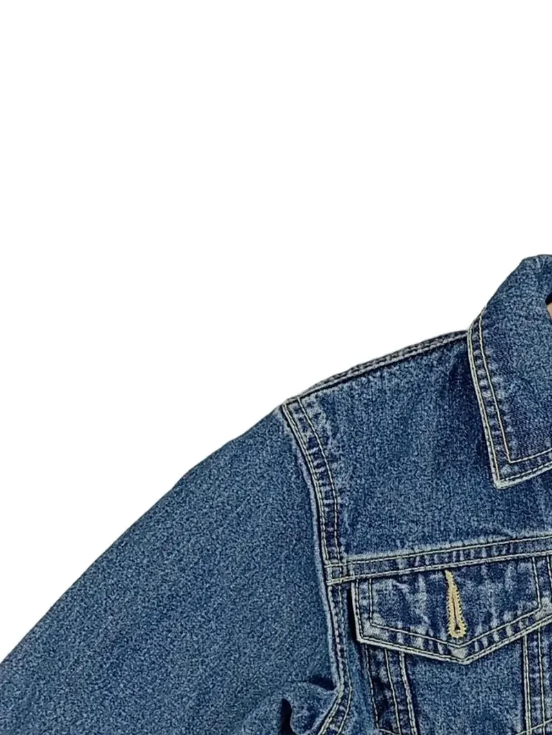 BOB der Bär Jeansjacke Kinder Gr. 92 Blau Casual Denim Jacke 6
