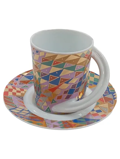 Rosenthal Studio-Linie Cupola Espressotasse Untertasse Mario Bellini Porzellan