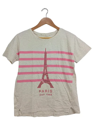 Gap Kids T-Shirt Mädchen Gr. 170 gestreift grafisch Pailletten