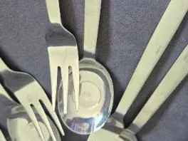 Esmeyer Salatbesteck Gabel Löffel Set Modern Edelstahl Silber Besteck