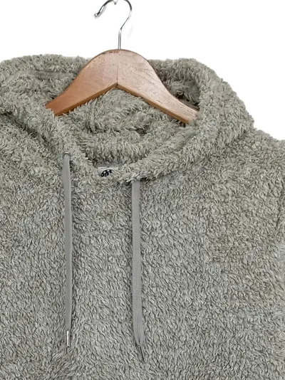 Teamplayer Damen Kapuzenpullover Grau Gr. 38;M flauschig
