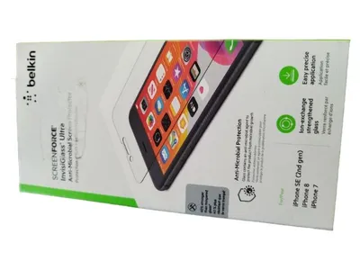 Belkin Displayschutz iPhone SE (2. Gen) 8 7 Transparent Schutzfolie Glas