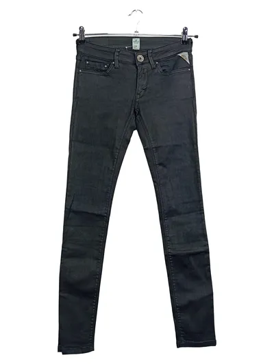 Replay Damen Jeans Skinny Fit Grau W26 Casual