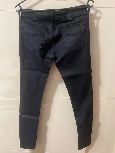 Replay Damen Jeans Skinny Fit Grau W26 Casual