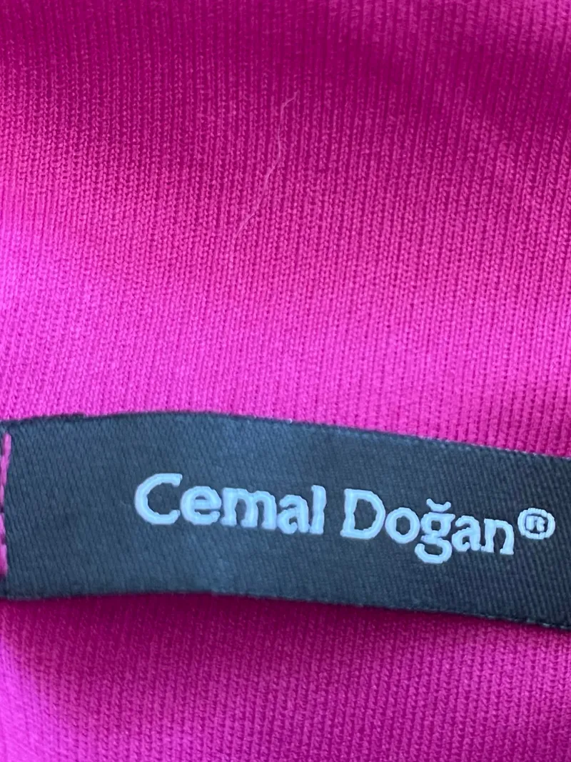 CEMAL DOĞAN Damen festliches Kleid Ballkleid Gr. 36;S Pink Elegant Strass 4
