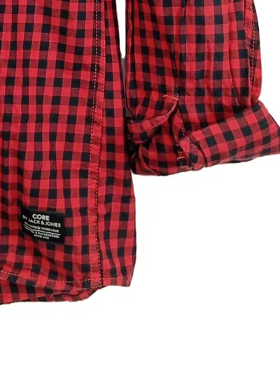 JACK & JONES Herren Karohemd Gr. 48/M Mehrfarbig Casual Baumwolle