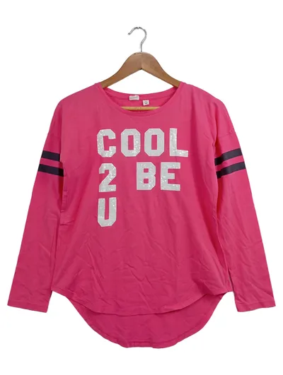 Gap Kids Mädchen Langarmshirt Pink 164 Casual Cool 2 Be U Pailletten