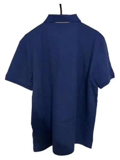 James & Nicholson Herren Poloshirt Blau L Kurzarm Baumwolle Casual