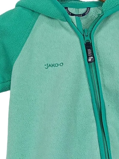 JAKO-O Kinder Schneeanzug Fleece Overall Gr. 68x74 Grün Praktisch