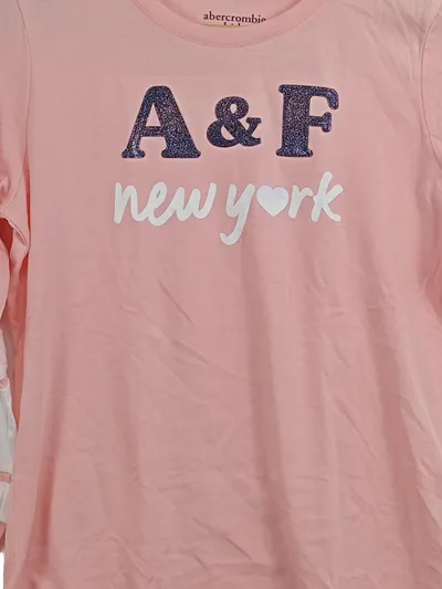 Abercrombie Kids Mädchen Langarmshirt Gr. 158 Pink Casual