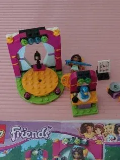 LEGO Friends 41309 Andreas Showbühne Musical Duett Bauset komplett m. Anleitung
