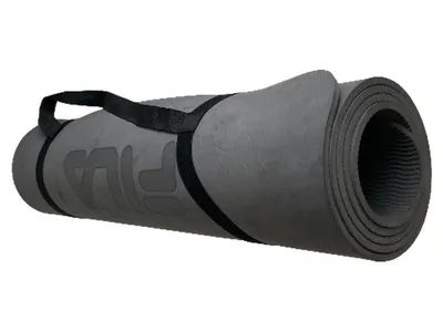FILA Yogamatte Grau Fitness Gymnastikmatte Sportmatte Yoga Pilates
