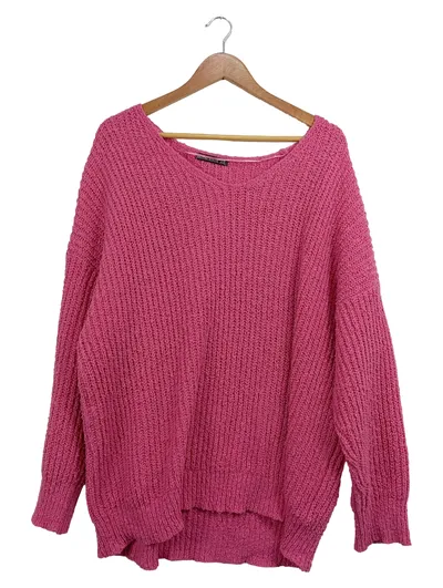 Blind Date Damen Pullover Pink Gr. 44/XXL Casual Strickpullover