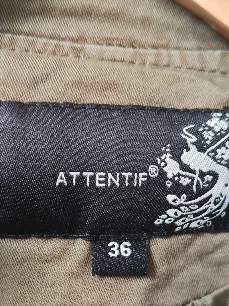 Attentif Damen Blouson Jacke 36;S Oliv Biker Nieten Streetwear 4
