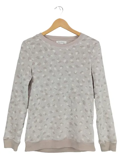 Love to Lounge Damen Pullover Gr. 32/34 Beige Strukturmuster Casual