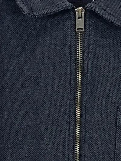 SELECTED HOMME Herren Sweatjacke Gr. M Blau Casual Reißverschluss