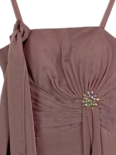 Magic Nights Abendkleid Rosa Gr. 36 Elegant Strass Midikleid Festlich