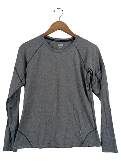 Salomon Damen Langarmshirt Gr. 38;M Grau Sportlich Funktionsshirt
