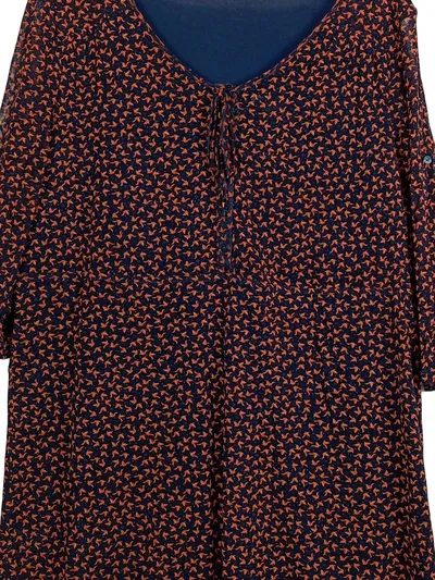 s.Oliver Damen Freizeitkleid Gr. 50/L Mehrfarbig Tiermuster Casual
