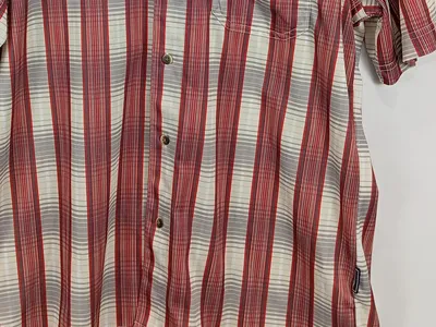 Camargue Herren Freizeithemd Kurzarm Gestreift Mehrfarbig Gr. 48;M