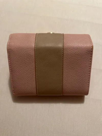 JUST GLAMOUR JGL Geldbörse Damen Rosa Glitzer Emblem Portemonnaie