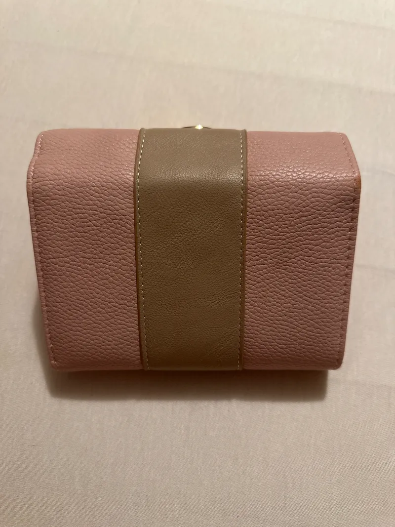 JUST GLAMOUR JGL Geldbörse Damen Rosa Glitzer Emblem Portemonnaie 2